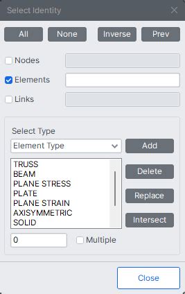 Select – MIDAS Support.